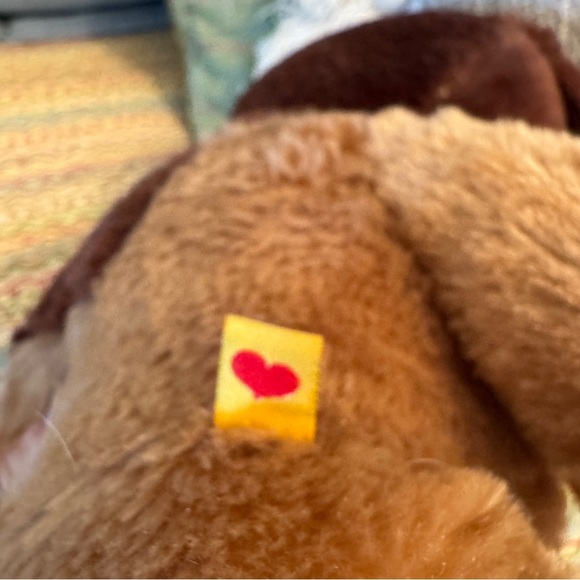 Build A Bear Workshop Retired Sitting Caramel Brown & Tan Puppy Dog 2013 - Picture 5 of 8